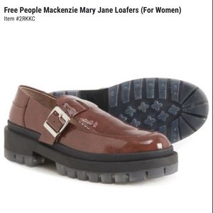 Free People Mackenzie Mary Jane Loafers